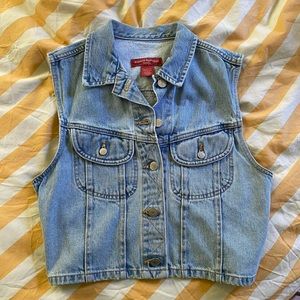 Banana Republic denim vest Medium